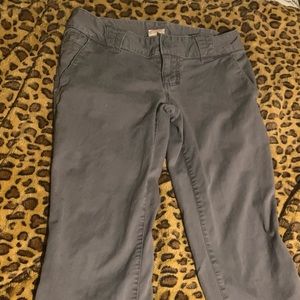 Grey cotton pants